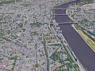 Cologne City, Germany (2022) 3D Model preview