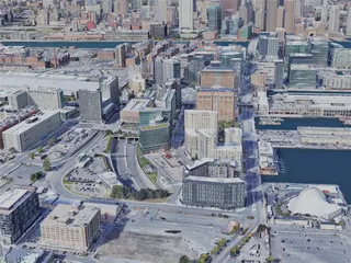 Boston City, USA (2022) 3D Model preview