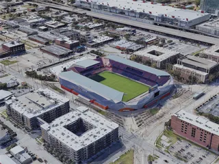Houston City, TX, USA (2022) 3D Model preview