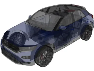 Volkswagen T-Roc 3D Model preview