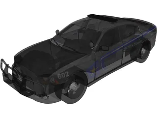 Dodge Charger Police 3D Model preview