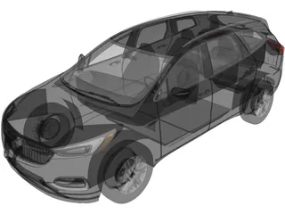 Buick Enclave (2018) 3D Model preview