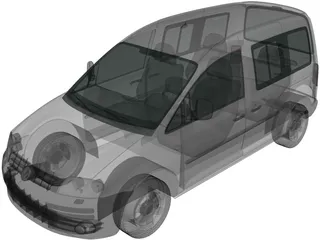 Volkswagen Caddy (2004) 3D Model preview