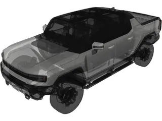 GMC Hummer EV (2022) 3D Model preview