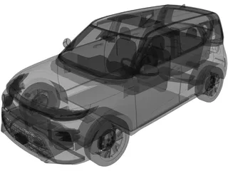 Kia Soul (2022) 3D Model preview
