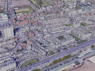 Brighton City, UK (2022) 3D Model preview