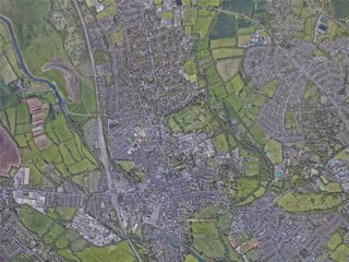 Oxford City, UK (2022) 3D Model preview