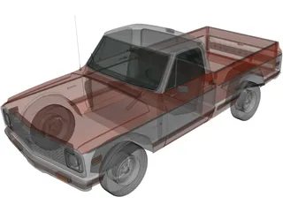 Chevrolet C10 Cheyenne (1971) 3D Model preview