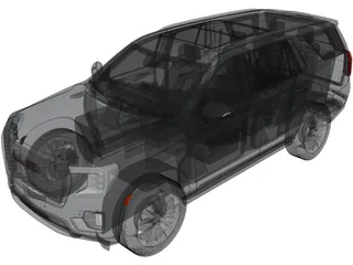 GMC Yukon Denali XL (2021) 3D Model preview