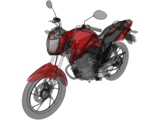 Honda Fan 160 3D Model preview