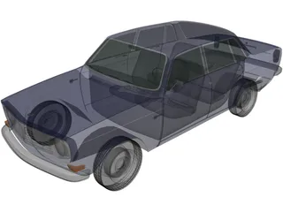 Volvo 144 (1967) 3D Model preview