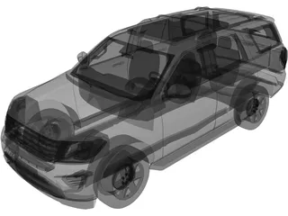 Ford Expedition XLT (2021) 3D Model preview