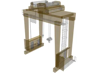 Crane 3D Model preview