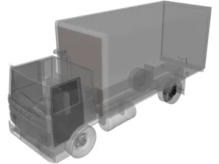 Moving Van 3D Model preview