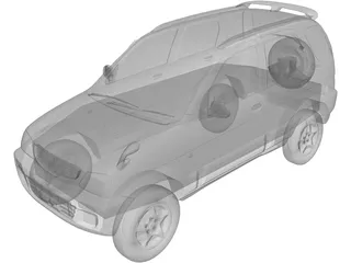 Toyota Cami (1999) 3D Model preview