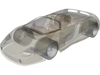 Ferrari Mythos Concept 3D Model preview