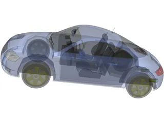 Audi TT 3D Model preview