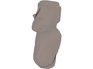 Easter Island Figure 3D Model preview
