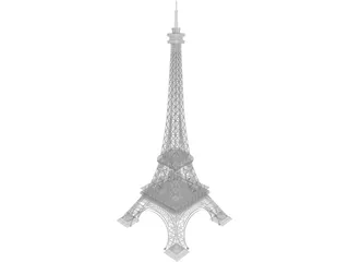 Eiffel Tower 3D Model preview