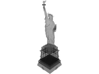 Statue Of Liberty 3D Model preview
