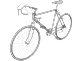 Bicycle Road 10-Speed 3D Model preview