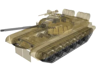 T-80 3D Model preview