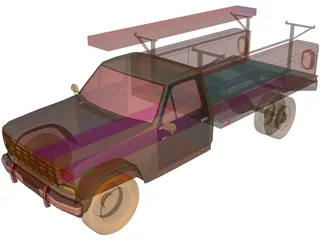 Ford (1980) 3D Model preview