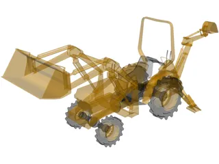 Tractor 3D Model preview