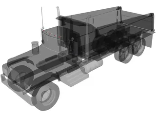 Dump Truck 3D Model preview