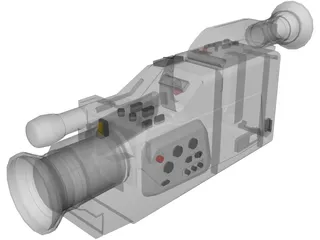 Camcorder 3D Model preview