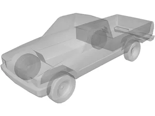 Toyota Pickup (1985) 3D Model preview