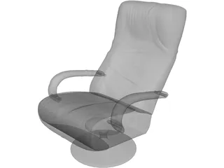 Business Chair 3D Model preview
