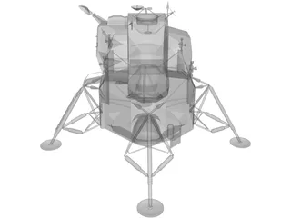 Apollo Lunar Lander 3D Model preview