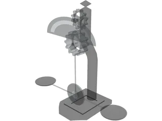 Pendulum Scales 3D Model preview