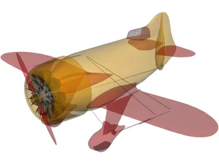 Gee Bee 3D Model preview