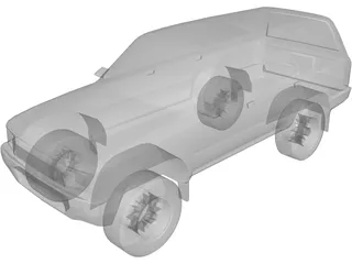 Toyota 4Runner (1991) 3D Model preview