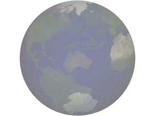 Earth 3D Model preview