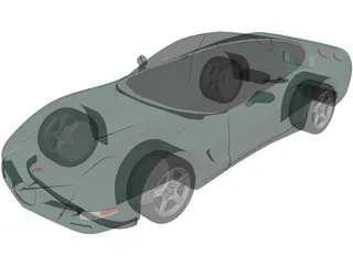 Chevrolet Corvette (1997) 3D Model preview