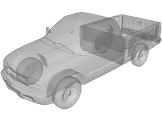 Chevrolet S10 Pickup (1998) 3D Model preview