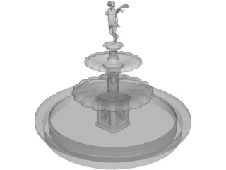 Fountain 3D Model preview