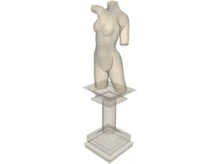 Greek Woman 3D Model preview