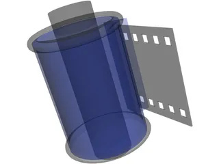 Film Roll 3D Model preview