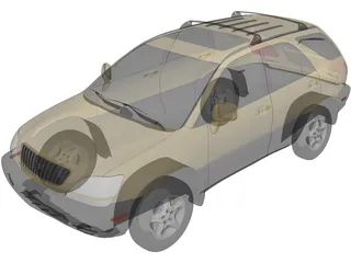 Lexus RX300 (1998) 3D Model preview