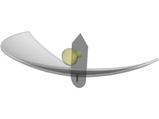 Lamp Wall 3D Model preview