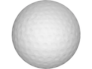 Golf Ball 3D Model preview