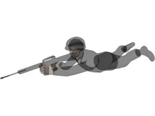 Soldier 3D Model preview