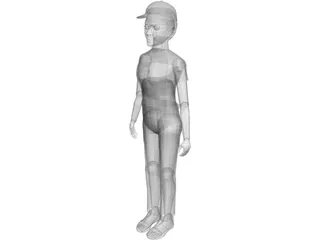 Boy 3D Model preview