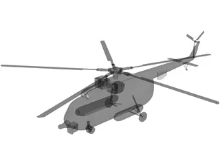 Mil Mi-8 Hip 3D Model preview