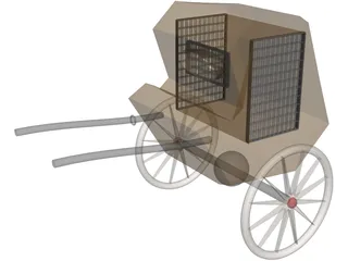 Fiacre 3D Model preview