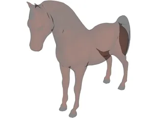 Horse 3D Model preview